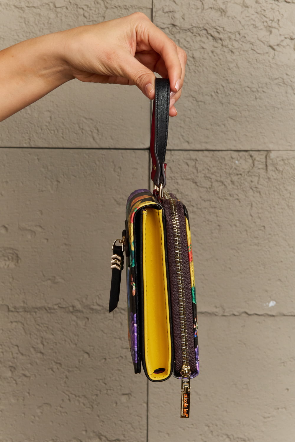 Modern Modest Printed Crossbody Wallet by Tela Designs Store