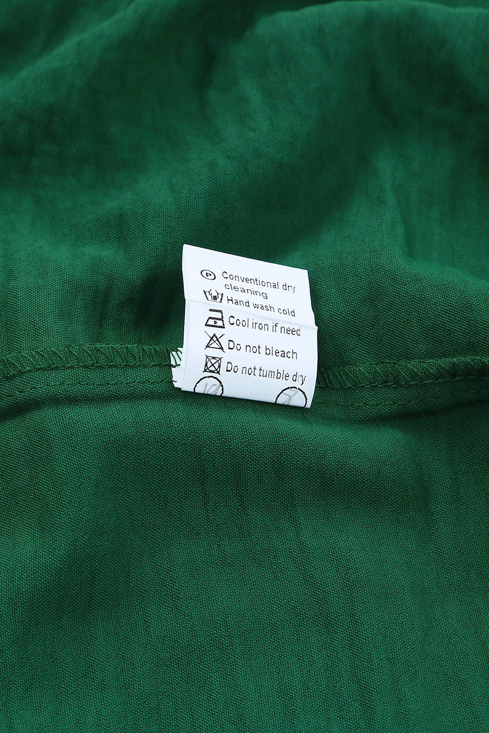 Modest Green Smocked Wrist Shift Top