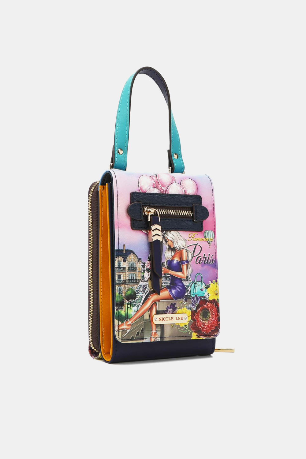 Modern Modest Printed Crossbody Wallet by Tela Designs Store
