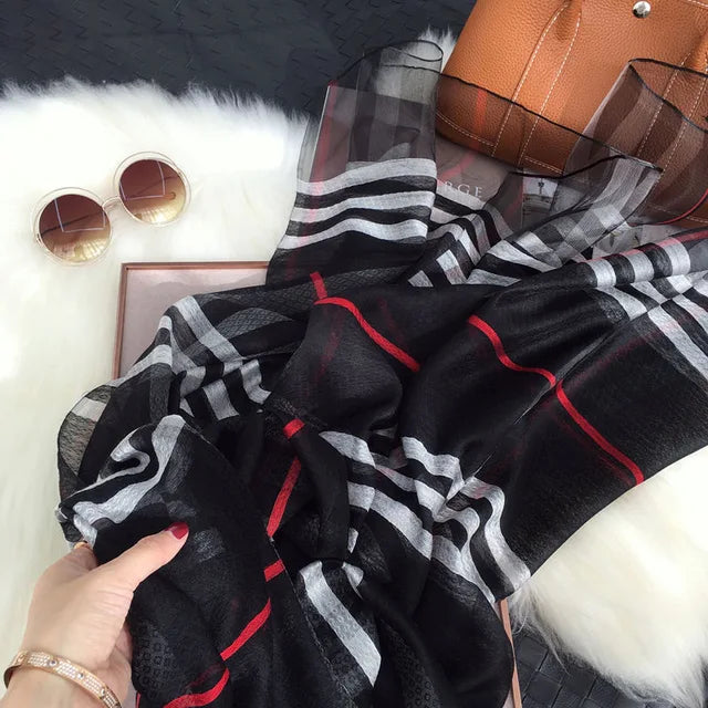 Unapologetic Luxury Silk Shawl Scarf