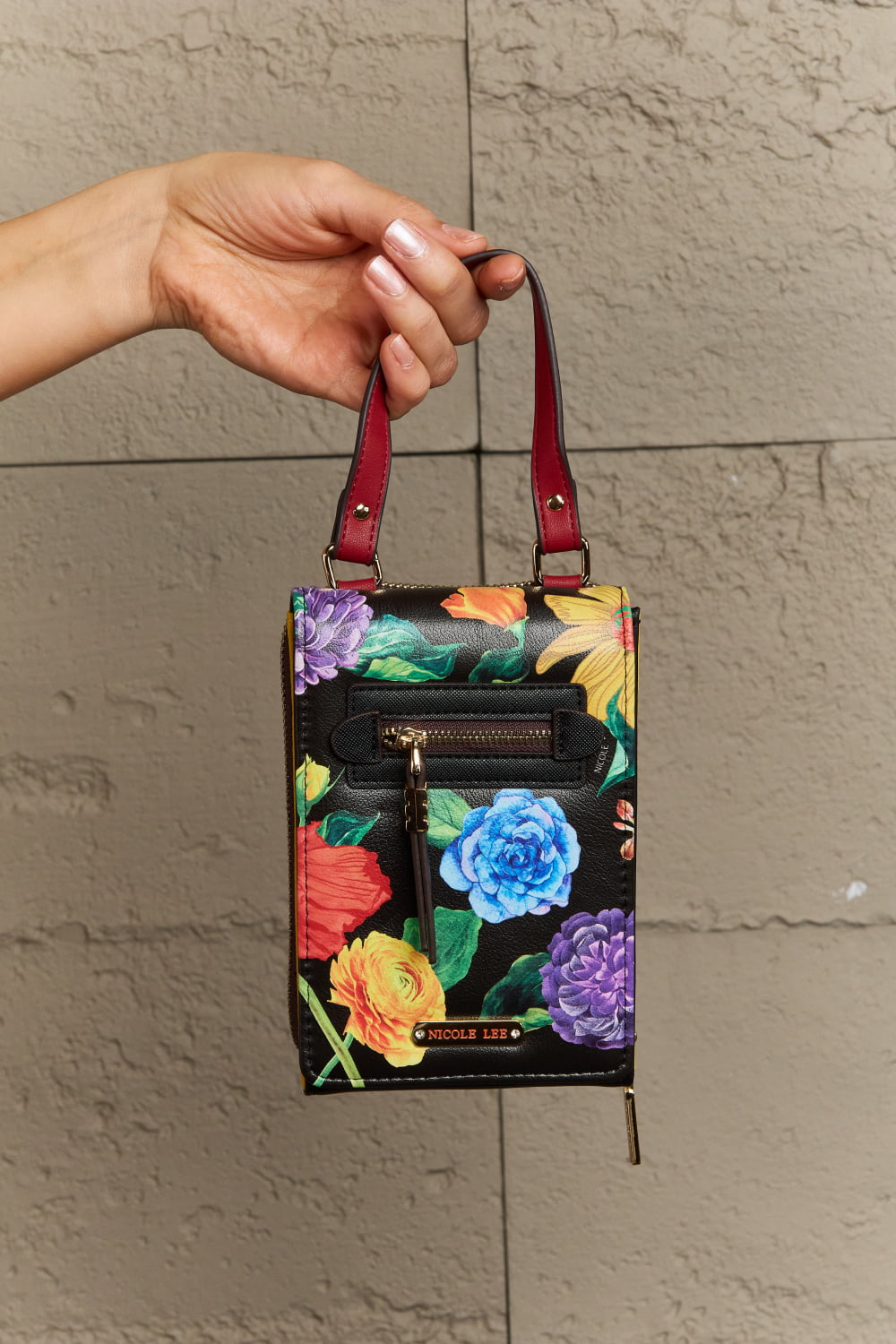 Modern Modest Printed Crossbody Wallet by Tela Designs Store