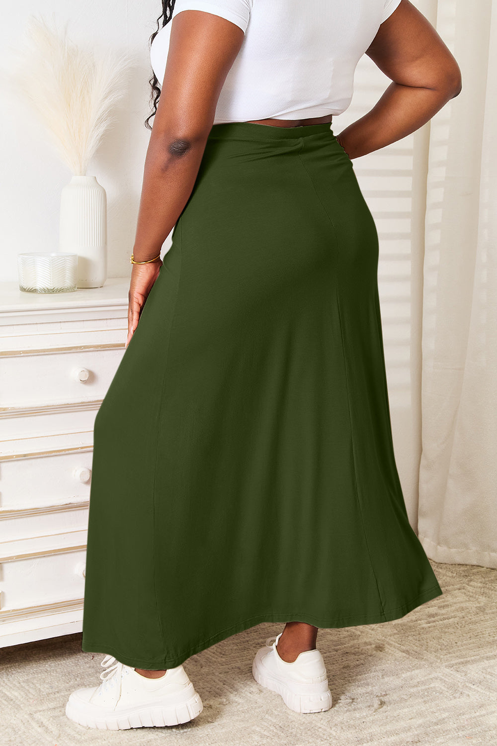 Elegance Unbound Maxi Skirt with Adjustable Fit