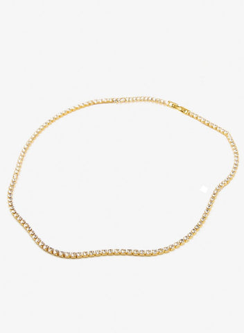 Have My Love Choker 18K Gold-Plated Crystal Necklace