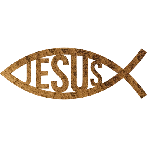 Modern Faith Jesus Fish Metal Wall Art