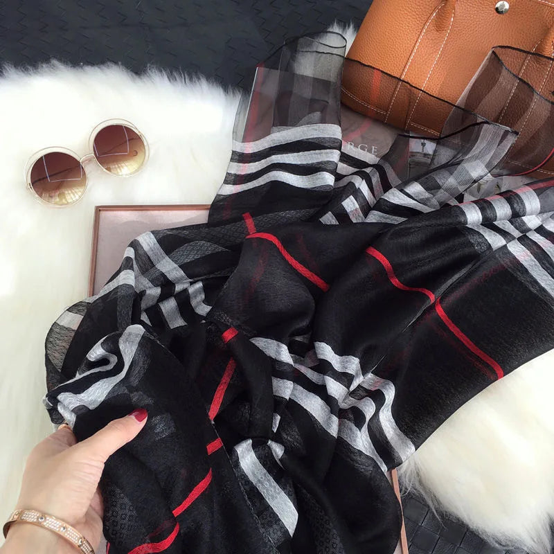 Unapologetic Luxury Silk Shawl Scarf