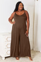 Unapologetic Comfort in Every Step
Chic Modest Full Size Soft Rayon Wide-Leg Jumpsuit