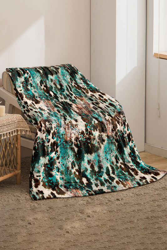 Tela Designs Store Western Style Pattern Flannel Blanket
