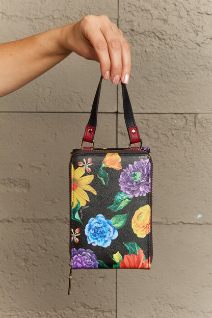 Modern Modest Printed Crossbody Wallet by Tela Designs Store