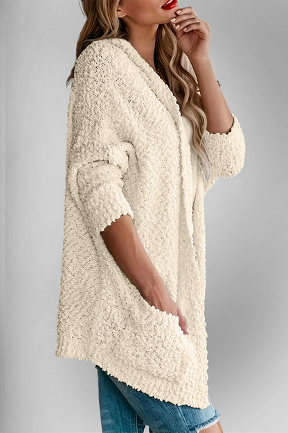 Unapologetic Essential Pocketed Open-Front Cardigan