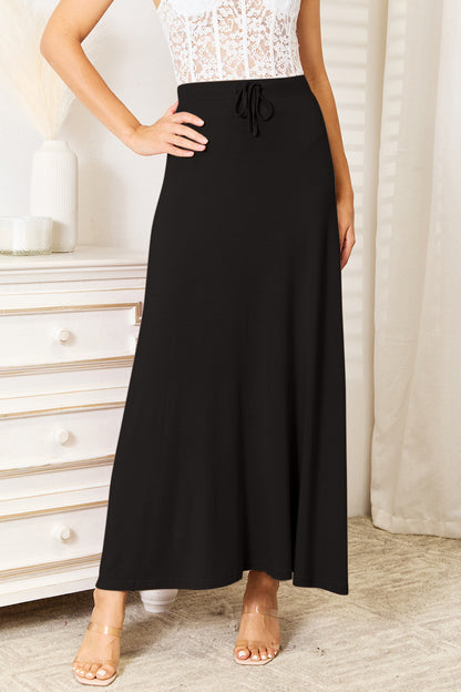 Elegance Unbound Maxi Skirt with Adjustable Fit