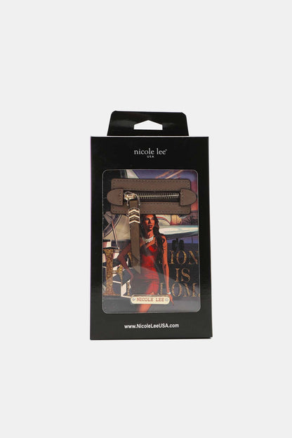 Modern Modest Printed Crossbody Wallet by Tela Designs Store