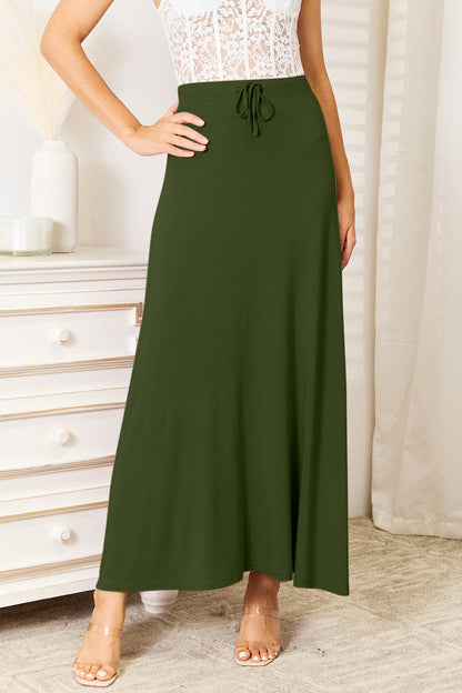Elegance Unbound Maxi Skirt with Adjustable Fit