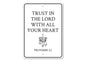 Christian Bible Verse Sign