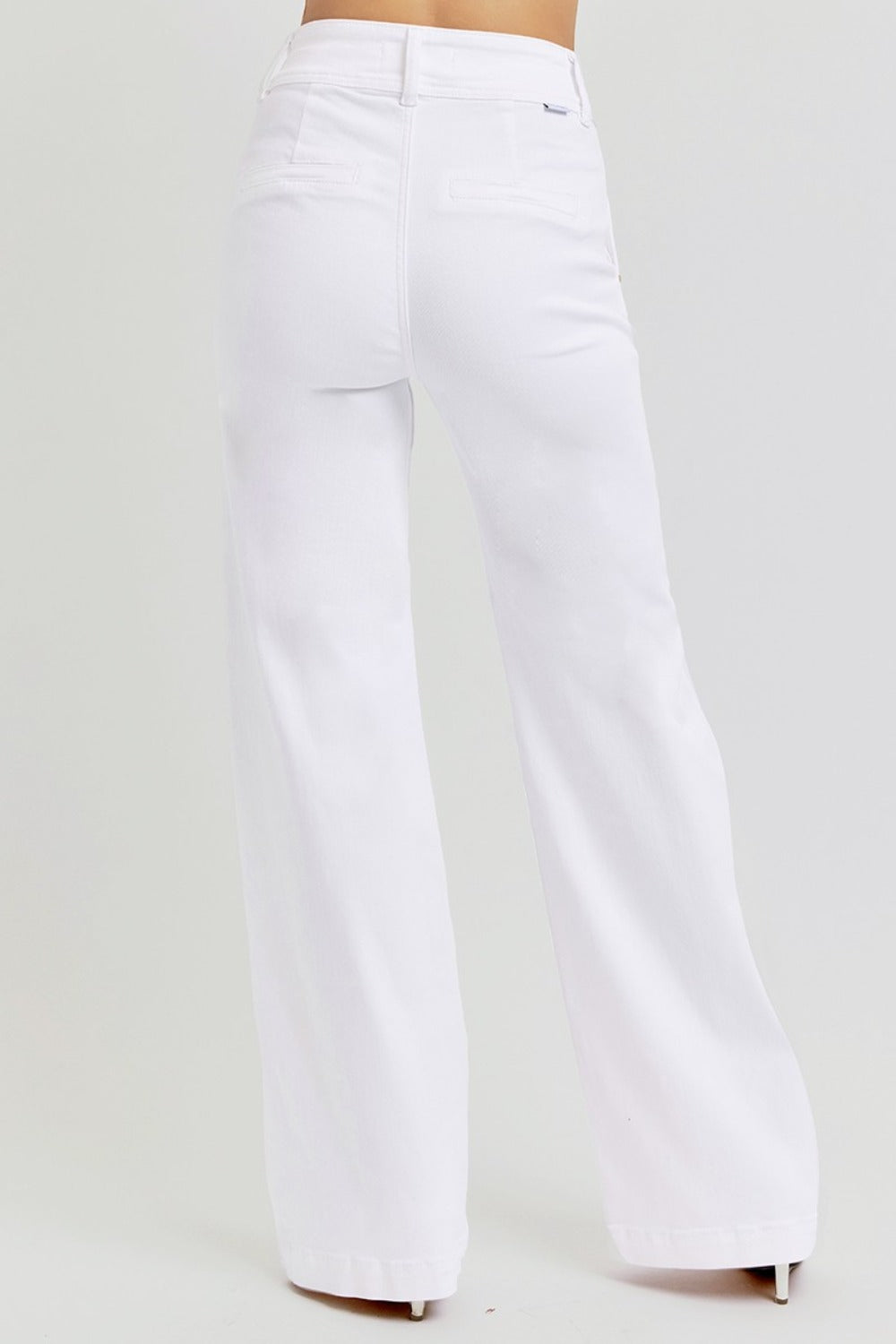 Essential Tummy Control High-Rise Wide Leg Jeans