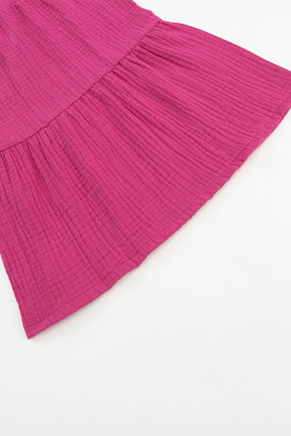 Modern  High Waist Ruffled Rose Bell Bottom Pants