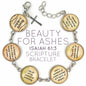 Beauty for Ashes Charm Bracelet | Isaiah 61:3 | Inspirational Jewelry