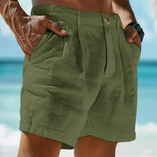 Modern Modest: Men's Linen-Cotton Summer Shorts