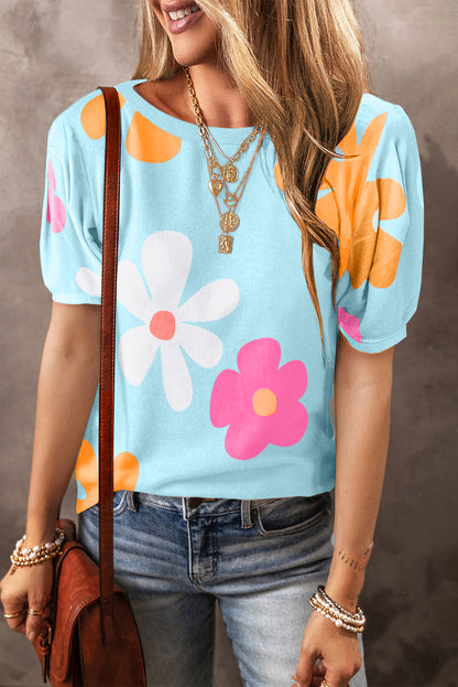 Modern Modest Essential: Chic Everyday Floral Blouse