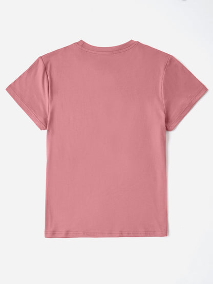 Faith Vertical Script Round Neck Short Sleeve T-Shirt