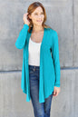 Classic Bae Full-Size Open Front Long Sleeve Cardigan - Everyday Essentials