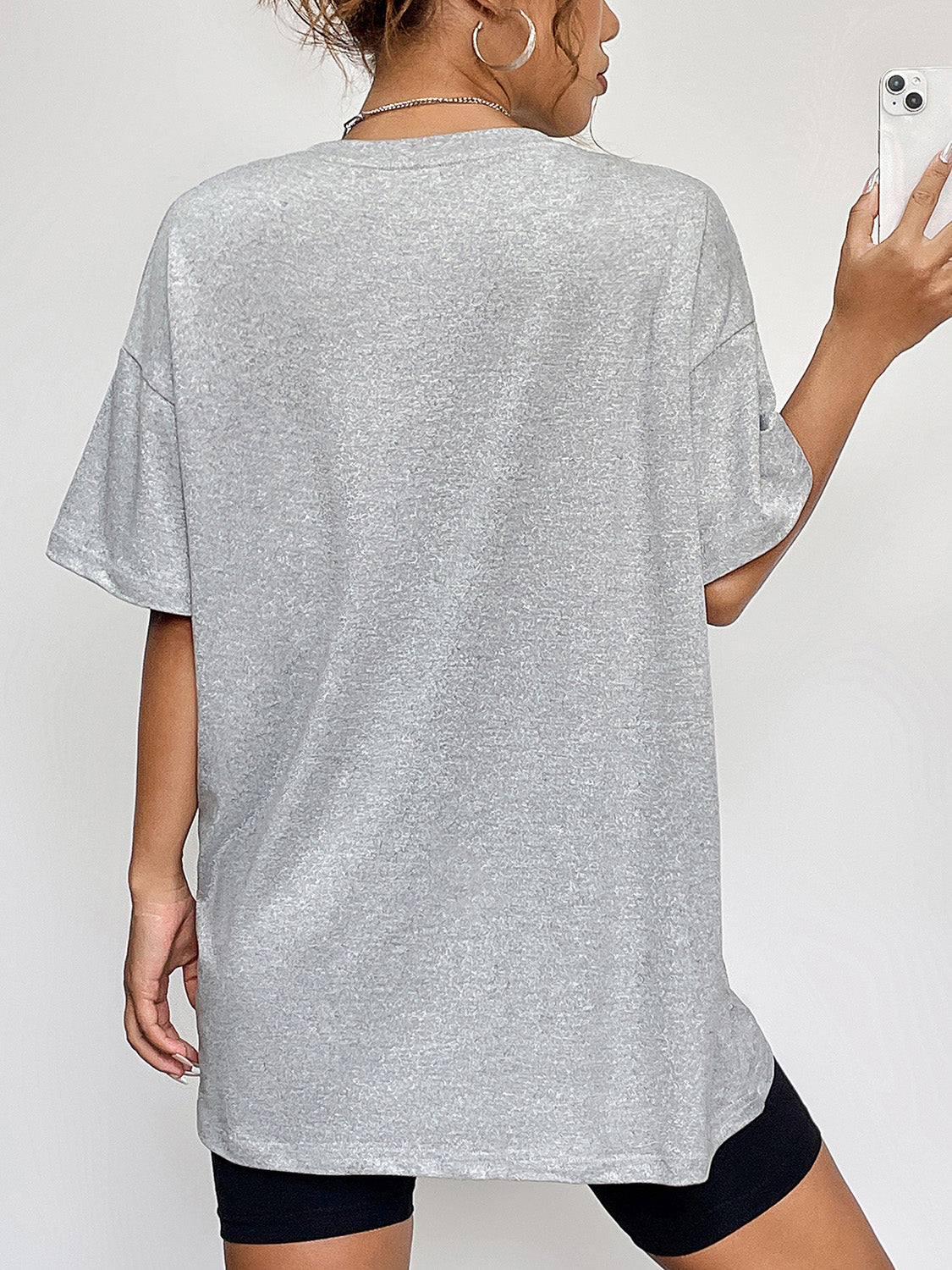 Fall Faith Graphic Tee: 'Fall Into Jesus, He Never Leaves'