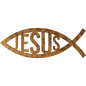 Modern Faith Jesus Fish Metal Wall Art