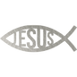 Modern Faith Jesus Fish Metal Wall Art